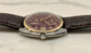 1960s Longines Ultra-Chron Burgundy Oxblood Caliber 431 Hi-Beat Automatic Two Tone Wristwatch - HASHTAGWATCHCO