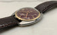 1960s Longines Ultra-Chron Burgundy Oxblood Caliber 431 Hi-Beat Automatic Two Tone Wristwatch - HASHTAGWATCHCO