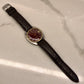 1960s Longines Ultra-Chron Burgundy Oxblood Caliber 431 Hi-Beat Automatic Two Tone Wristwatch - HASHTAGWATCHCO