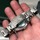 2000 Rolex Air King 14010 Rose Arabic Dial Oyster Engine Turned Wristwatch with Box and Papers - Hashtag Watch Company