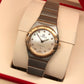 2020 Omega Constellation Manhattan 131.20.25.60.55.001 Quartz MOP Diamond Dial Two Tone 25mm Ladies Wristwatch