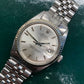 1972 Rolex Datejust 1601 Fluted Bezel Steel Silver Dial Jubilee Automatic Wristwatch