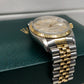 1986 Rolex Datejust 16013 Silver Tapestry Two Tone Jubilee Wristwatch with Box and Papers - Hashtag Watch Company
