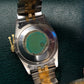1986 Rolex Datejust 16013 Silver Tapestry Two Tone Jubilee Wristwatch with Box and Papers - Hashtag Watch Company