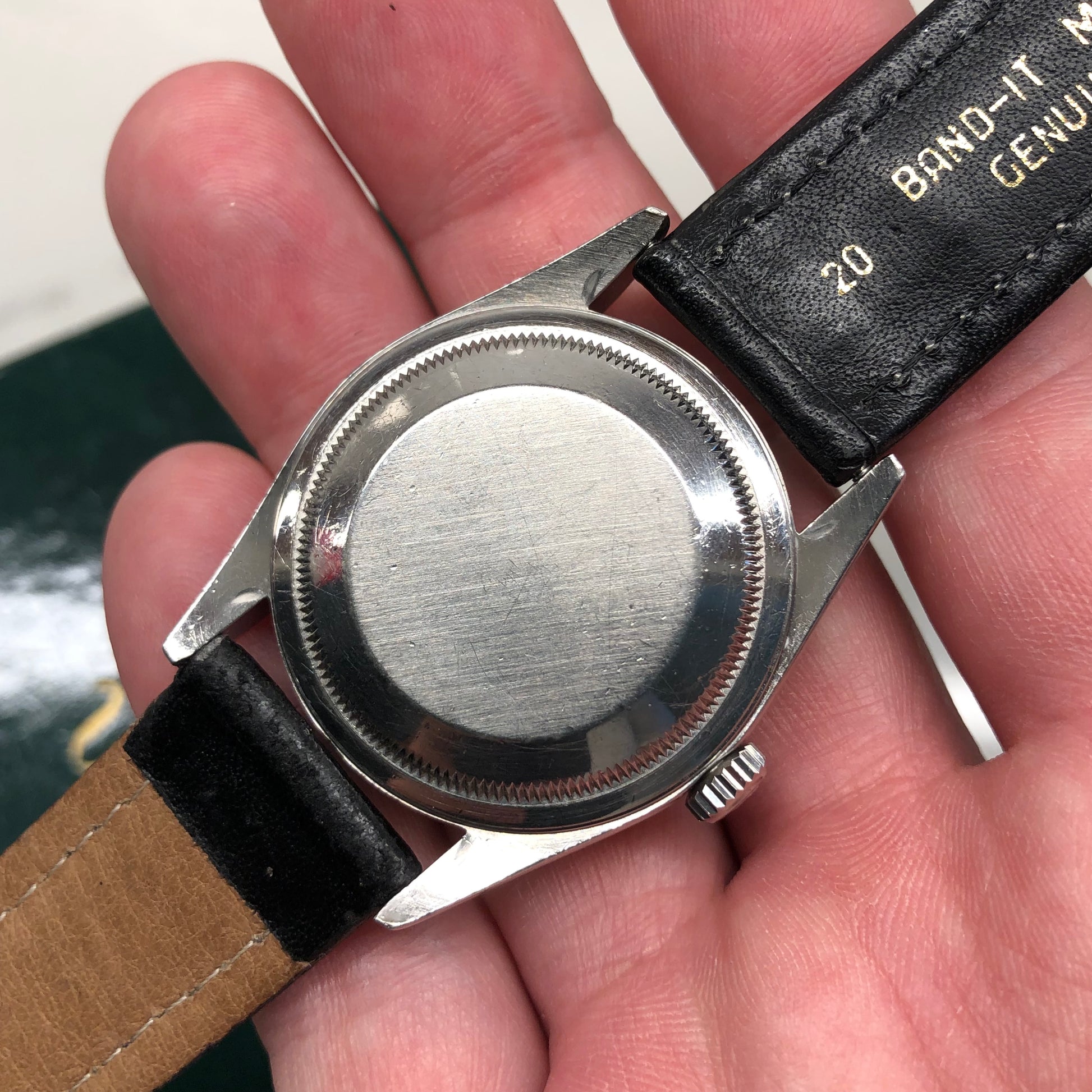 1996 Rolex Datejust 16200 Silver Stick Dial Wristwatch - Hashtag Watch Company