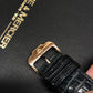 Baume & Mercier 18k Rose Gold Silver Dial 33mm Manual Wind Men’s Wristwatch with Box