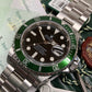 2004 Rolex Submariner 16610LV Kermit Flat Four Green Bezel 50th Anniversary Wristwatch with Box and Papers - Hashtag Watch Company