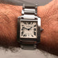 Cartier Tank Francaise 2302 Stainless Steel Automatic Wristwatch