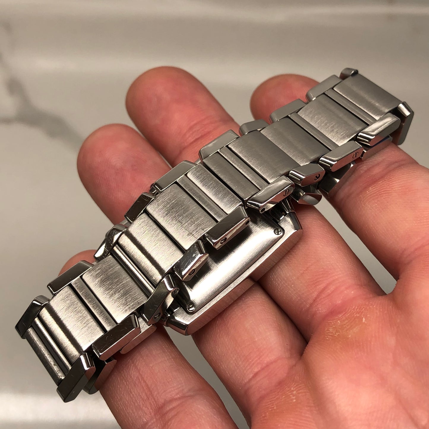 Cartier Tank Francaise 2302 Stainless Steel Automatic Wristwatch