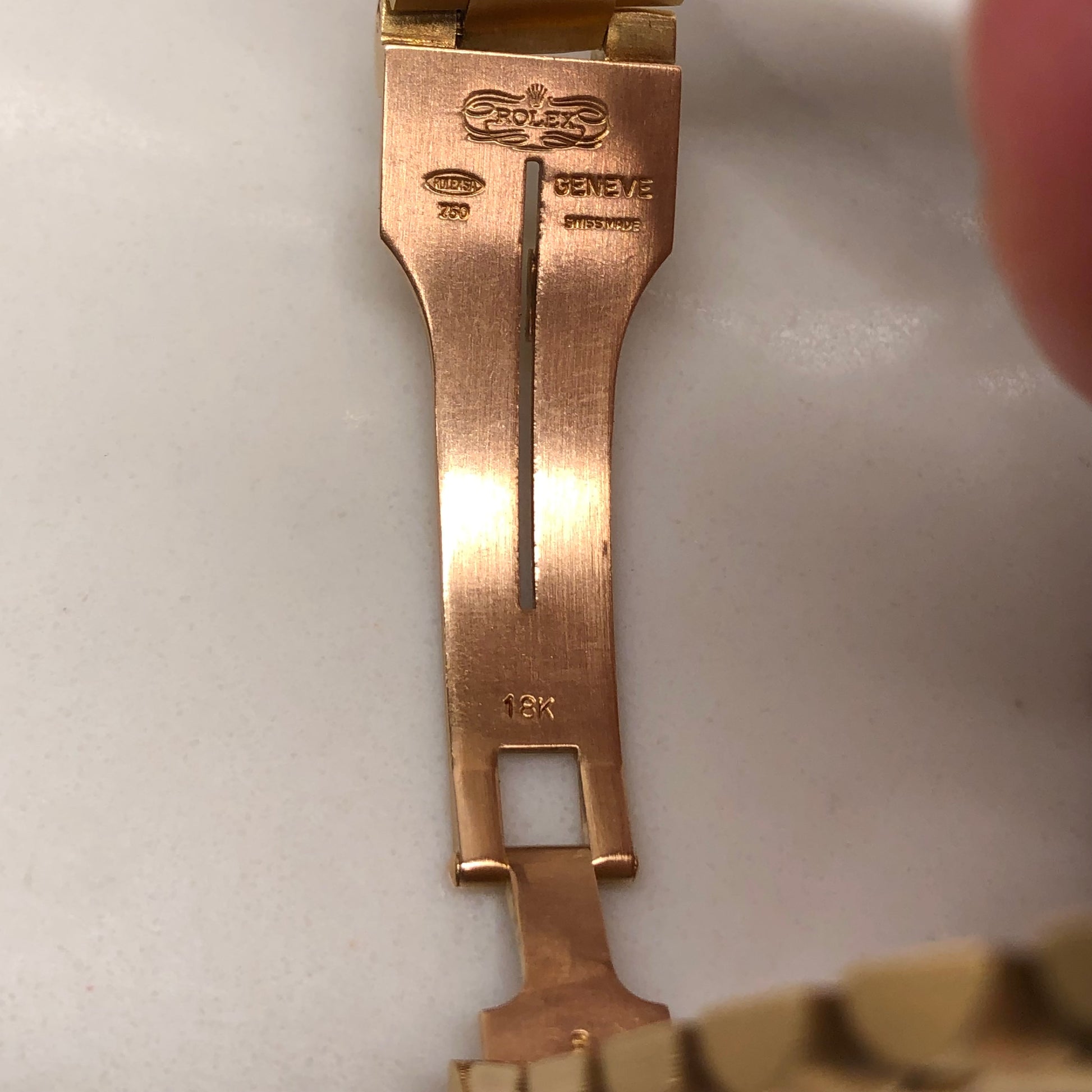 1978 Rolex President 1803 Day Date Yellow Gold Silver Dial Florentine Automatic Wristwatch with Papers - HASHTAGWATCHCO