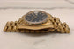 1981 Rolex DateJust 16018 18K Yellow Gold Blue Dial Sapphire Wristwatch