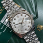2007 Rolex Datejust 116234 Silver Diamond 36mm Jubilee Wristwatch with Box and Papers