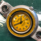 Vintage Philip Watch Hi Swing Caribbean 2000 Yellow Diving Automatic Wristwatch - HASHTAGWATCHCO