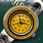 Vintage Philip Watch Hi Swing Caribbean 2000 Yellow Diving Automatic Wristwatch - HASHTAGWATCHCO