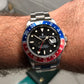 1985 Rolex GMT MASTER 16750 Pepsi Steel Automatic Wristwatch with Box and Papers - HASHTAGWATCHCO