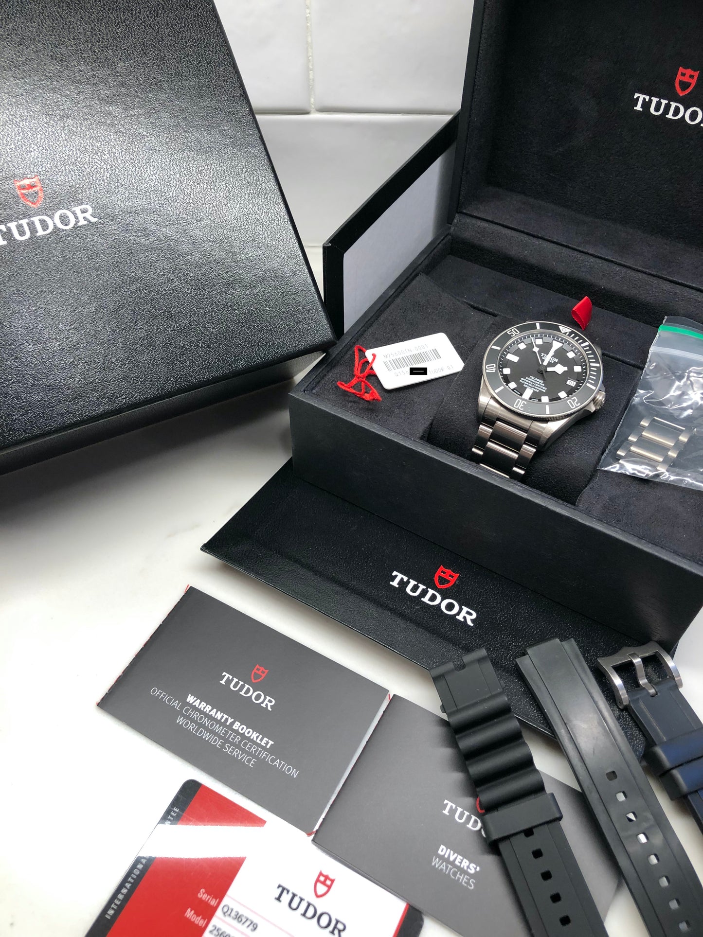 2020 Tudor Pelagos 25600TN Titanium Automatic 42mm Black Wristwatch with Box and Papers - HASHTAGWATCHCO