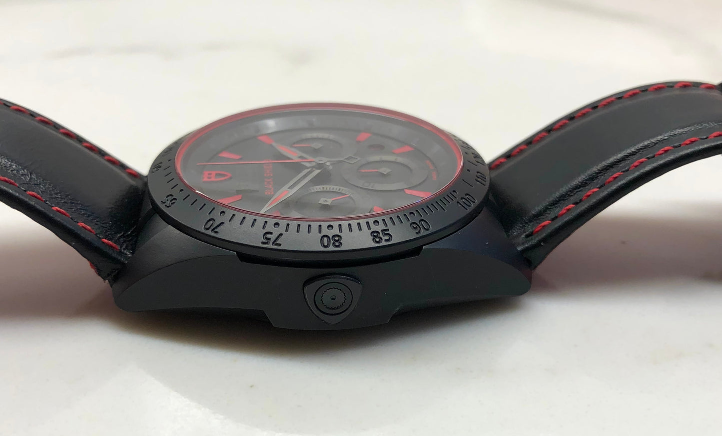 2021 Tudor Fast Rider 42000CR Black Shield Automatic Chronograph Wristwatch with Box and Papers