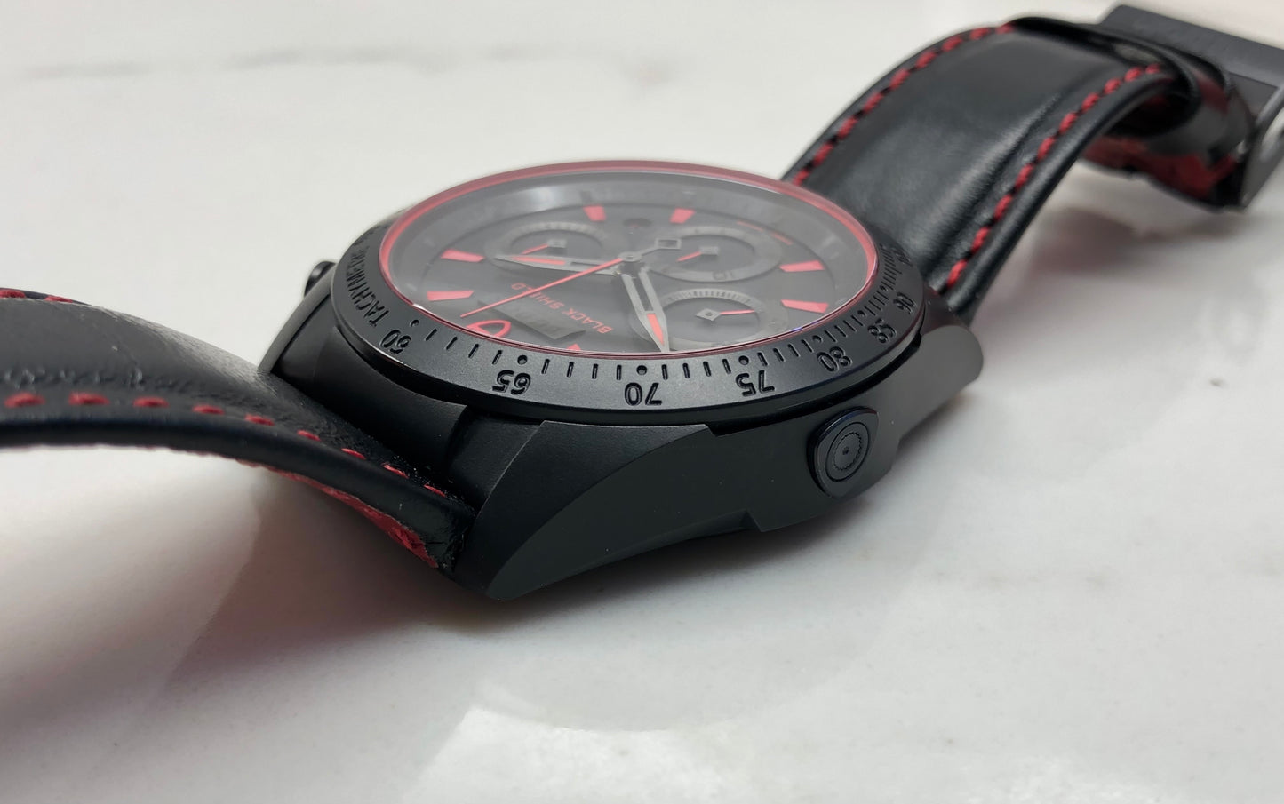 2021 Tudor Fast Rider 42000CR Black Shield Automatic Chronograph Wristwatch with Box and Papers