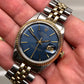 1963 Rolex Datejust 1601 Blue Dial Two Tone Jubilee Automatic Wristwatch with RSC Card