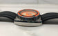 1970s Aquadive Time-Depth Gauge Orange Combination Electronic Steel Vintage Diving Wristwatch