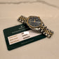 1963 Rolex Datejust 1601 Blue Dial Two Tone Jubilee Automatic Wristwatch with RSC Card