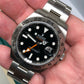 2023 Rolex Explorer II 226570 Black Stainless Steel Wristwatch with Box and Papers Wrapped Unworn