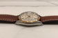 1971 Rolex Datejust 1601 Silver Dial Yellow Gold Fluted Bezel Wristwatch