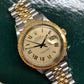 1986 Rolex Datejust Thunderbird 16253 Turn-O-Graph Champange Two Tone Jubilee Wristwatch