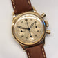 1950s Universal Geneve Compax 52215 Chronograph 14K Yellow Gold Caliber 281 Wristwatch - HASHTAGWATCHCO