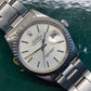 1982 Rolex Datejust 16030 "IBM Quarter Century Club" Steel Engine Turned Automatic Wristwatch