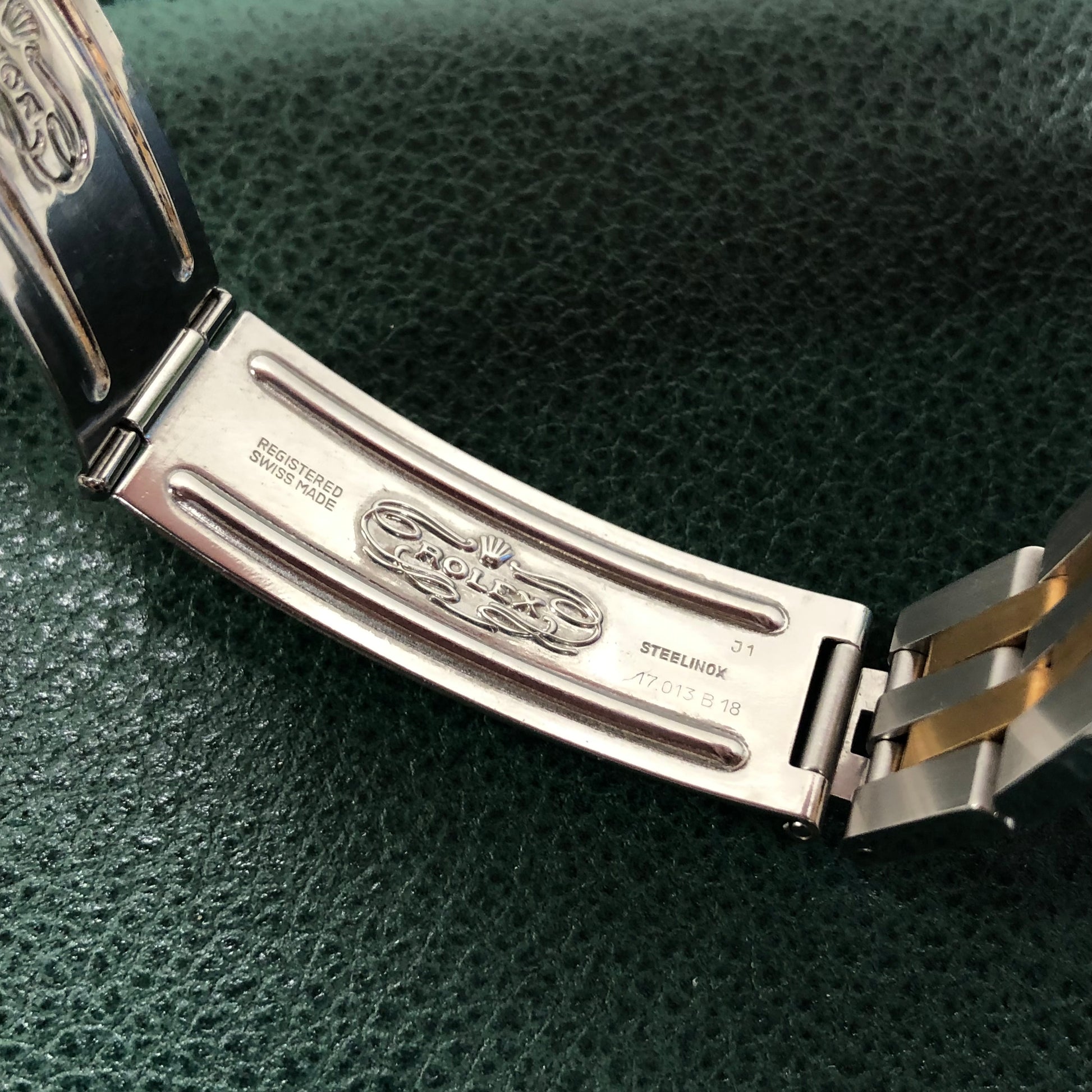 1986 Rolex Datejust Oysterquartz 17013 Two Tone Tiffany & Co. Champagne Dial Wristwatch - HASHTAGWATCHCO