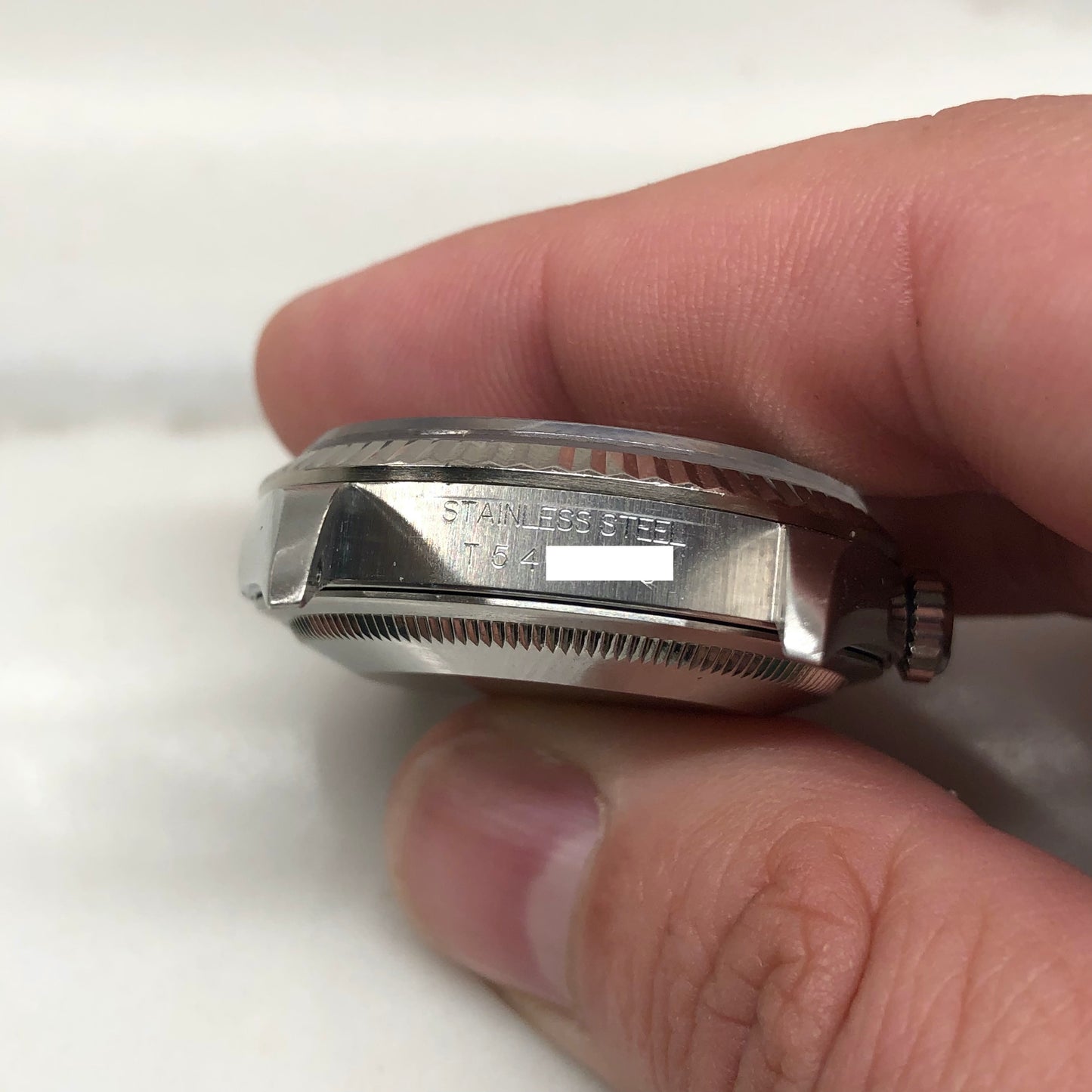 1996 Rolex Datejust 16234 Black "Silver Text" Chapter Ring Jubilee Automatic Wristwatch