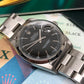 2003 Rolex Datejust 16200 Black Stick Oyster Perpetual Automatic Wristwatch with Papers
