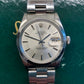 1971 Rolex Date 1500 Oyster Perpetual Silver Radial Dial Steel Automatic Wristwatch