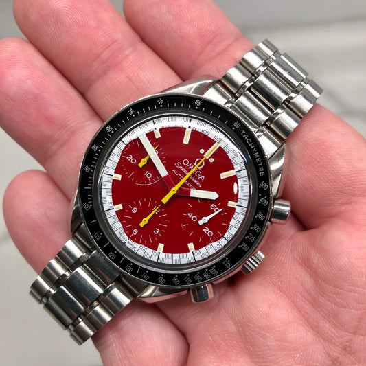 1996 Omega Speedmaster Reduced Michael Schumacher 3510.61.00 Automatic Wristwatch - HASHTAGWATCHCO