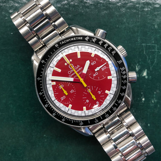 1996 Omega Speedmaster Reduced Michael Schumacher 3510.61.00 Automatic Wristwatch - HASHTAGWATCHCO