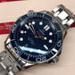 Omega Seamaster Diver 300M Blue 210.30.42.20.03.001 Wristwatch with Box and Papers - HASHTAGWATCHCO