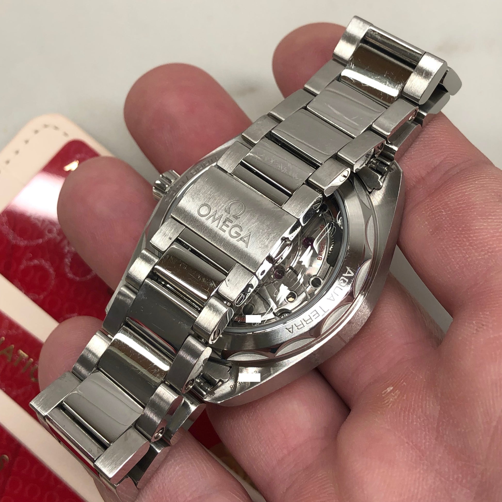 Omega Seamaster Aqua Terra 150M Black 220.10.41.21.01.001 Wristwatch with Box and Papers - HASHTAGWATCHCO