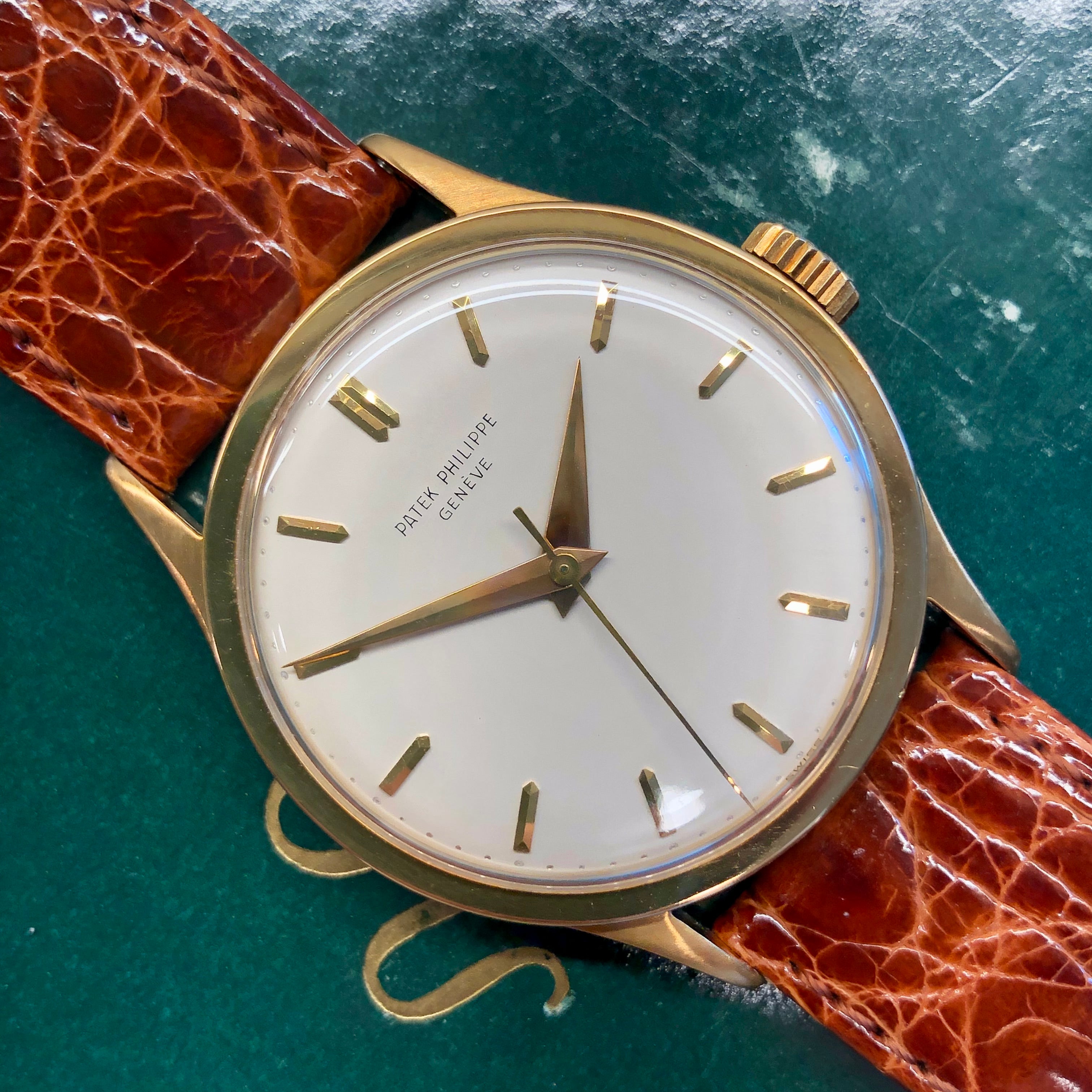 Montre Bracelet Patek Philippe Vintage (circa 1956) - Mouvement Quartz, Style Sport, Pour Homme