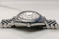 2002 Rolex Datejust 16220 Silver Tapestry Steel Jubilee Wristwatch with Box and Papers - HASHTAGWATCHCO