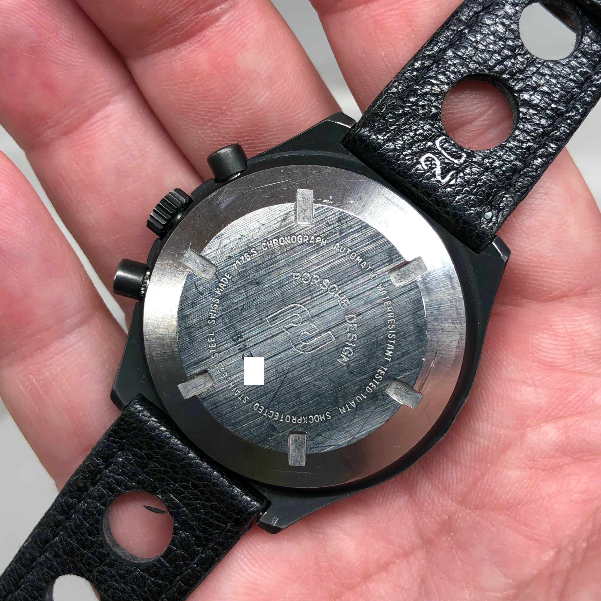 1980s Orfina Porsche Design Chronograph 7176S "Top Gun" Lemania 5100 Automatic Wristwatch - HASHTAGWATCHCO