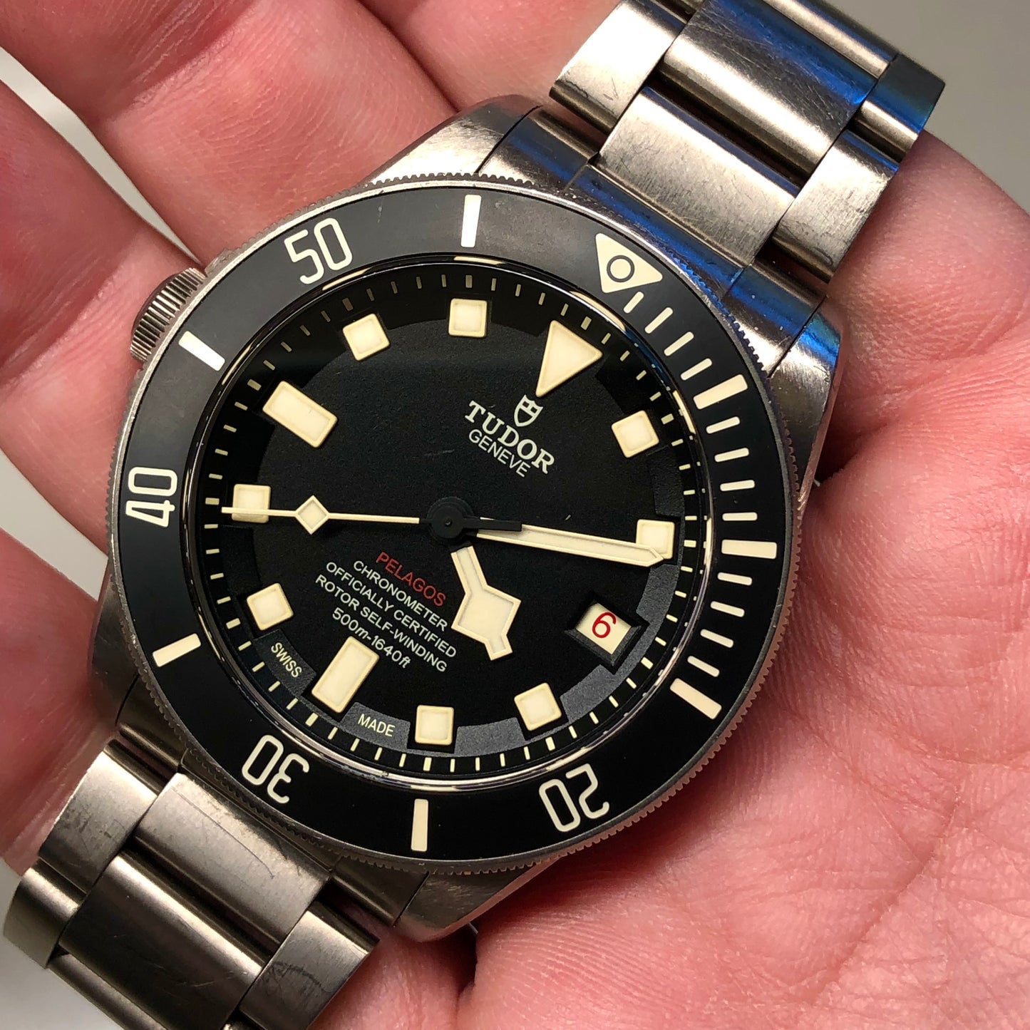 2017 Tudor Pelagos LHD 25610TNL Titanium Automatic 42mm Wristwatch with Box and Papers - HASHTAGWATCHCO