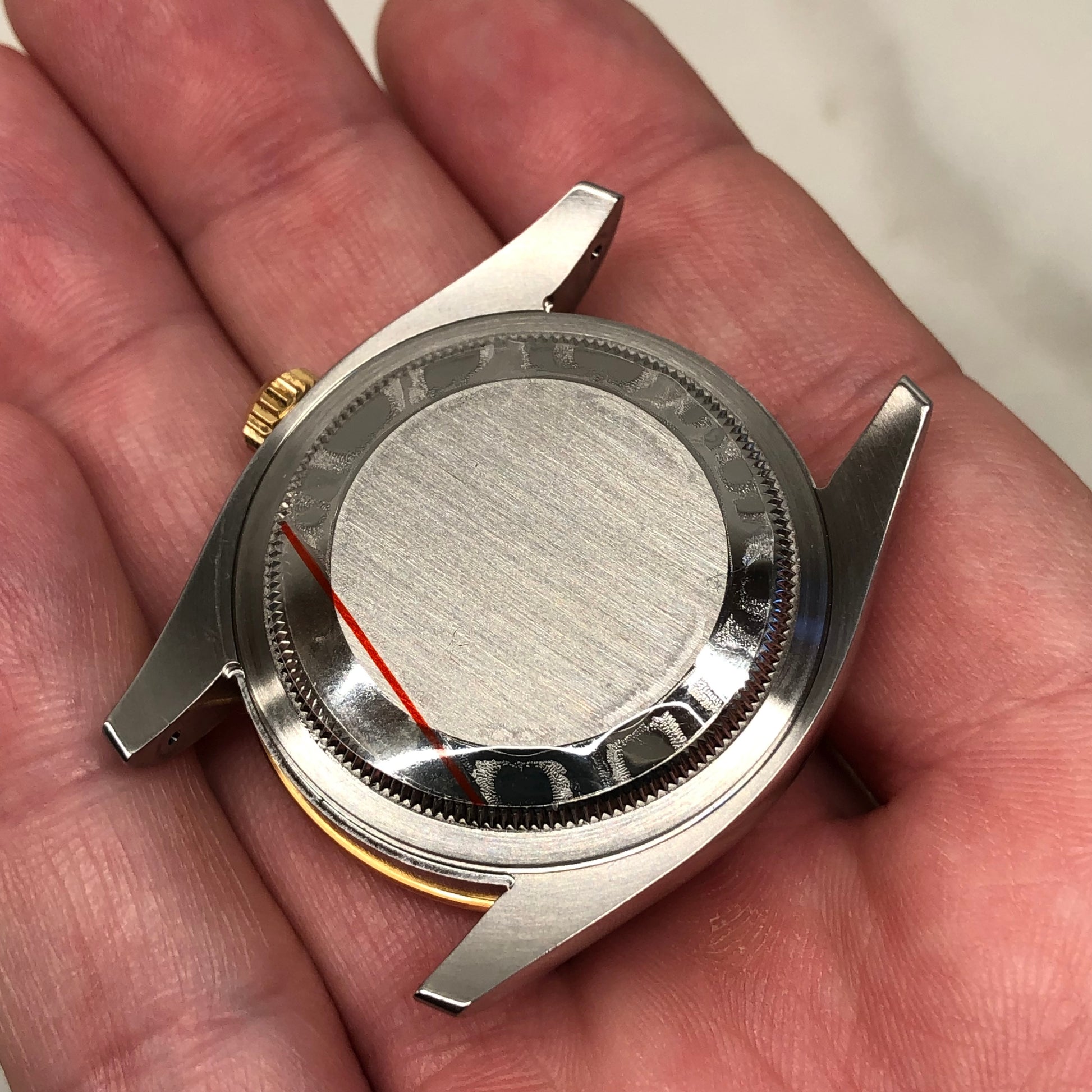 2005 Rolex Datejust 116263 Turn-O-Graph White Two Tone Oyster Wristwatch with Box and Papers - HASHTAGWATCHCO