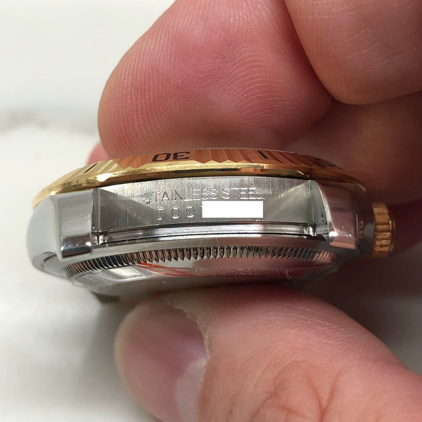 2005 Rolex Datejust 116263 Turn-O-Graph White Two Tone Oyster Wristwatch with Box and Papers - HASHTAGWATCHCO