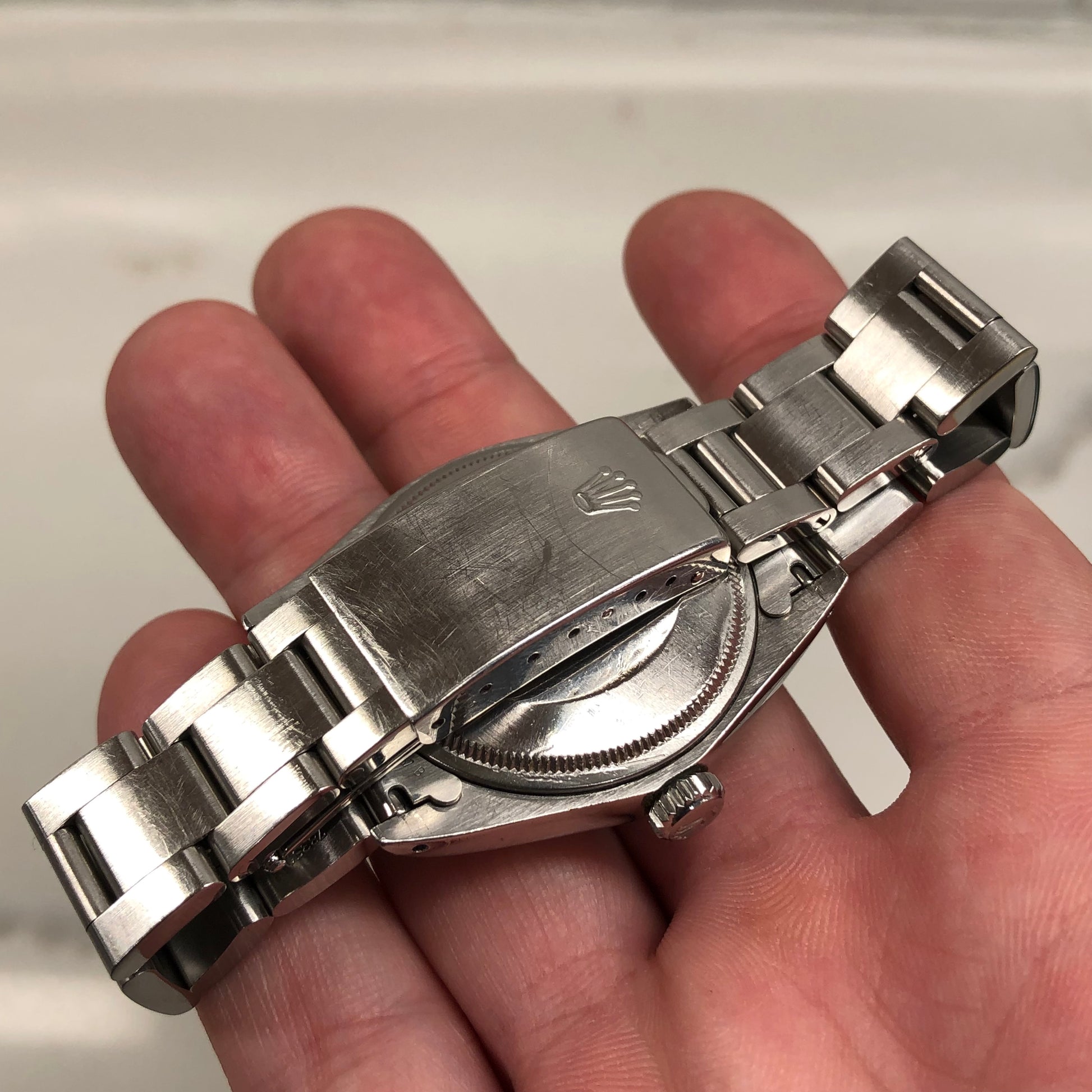 ROLEX OYSTER PERPETUAL DATE Ref.1500 Radial Dial – TIMEANAGRAM