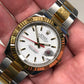 2005 Rolex Datejust 116263 Turn-O-Graph White Two Tone Oyster Wristwatch with Box and Papers - HASHTAGWATCHCO