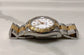 2005 Rolex Datejust 116263 Turn-O-Graph White Two Tone Oyster Wristwatch with Box and Papers - HASHTAGWATCHCO