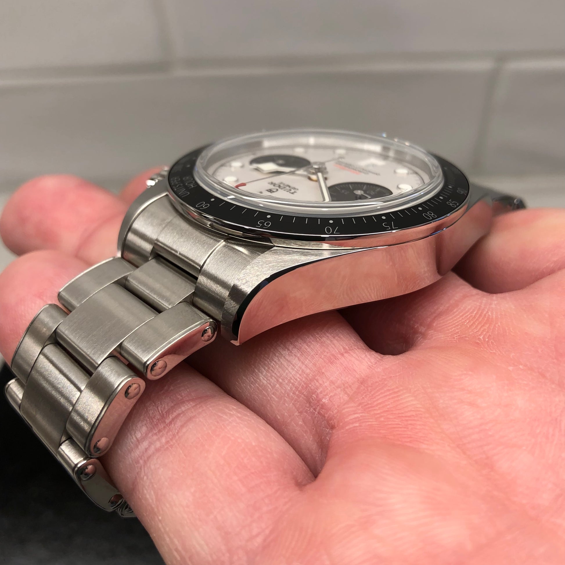 2023 Tudor Heritage Black Bay 79360N White Panda Chronograph Wristwatch with Box and Papers - HASHTAGWATCHCO