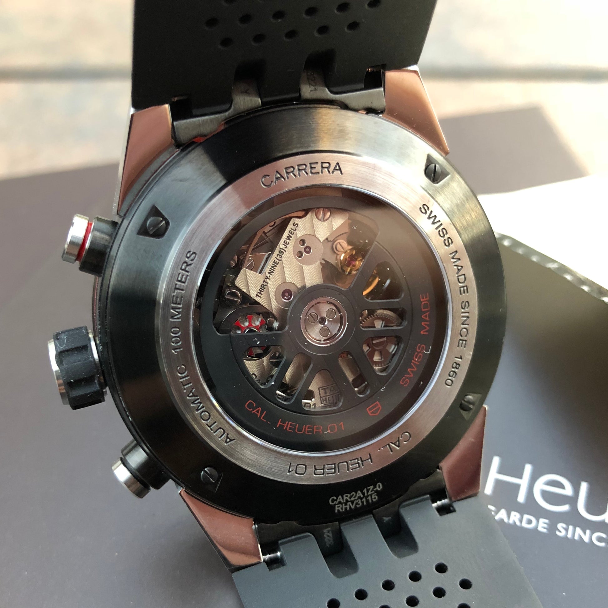 Tag Heuer Carrera CAR2A1Z Calibre Heuer 01 Automatic Skeleton Dial