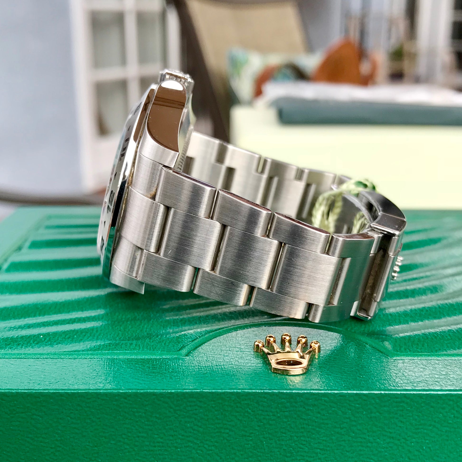 Rolex Explorer II 216570 White GMT Oyster Stainelss Steel Wristwatch Box & Papers Random Serial - Hashtag Watch Company